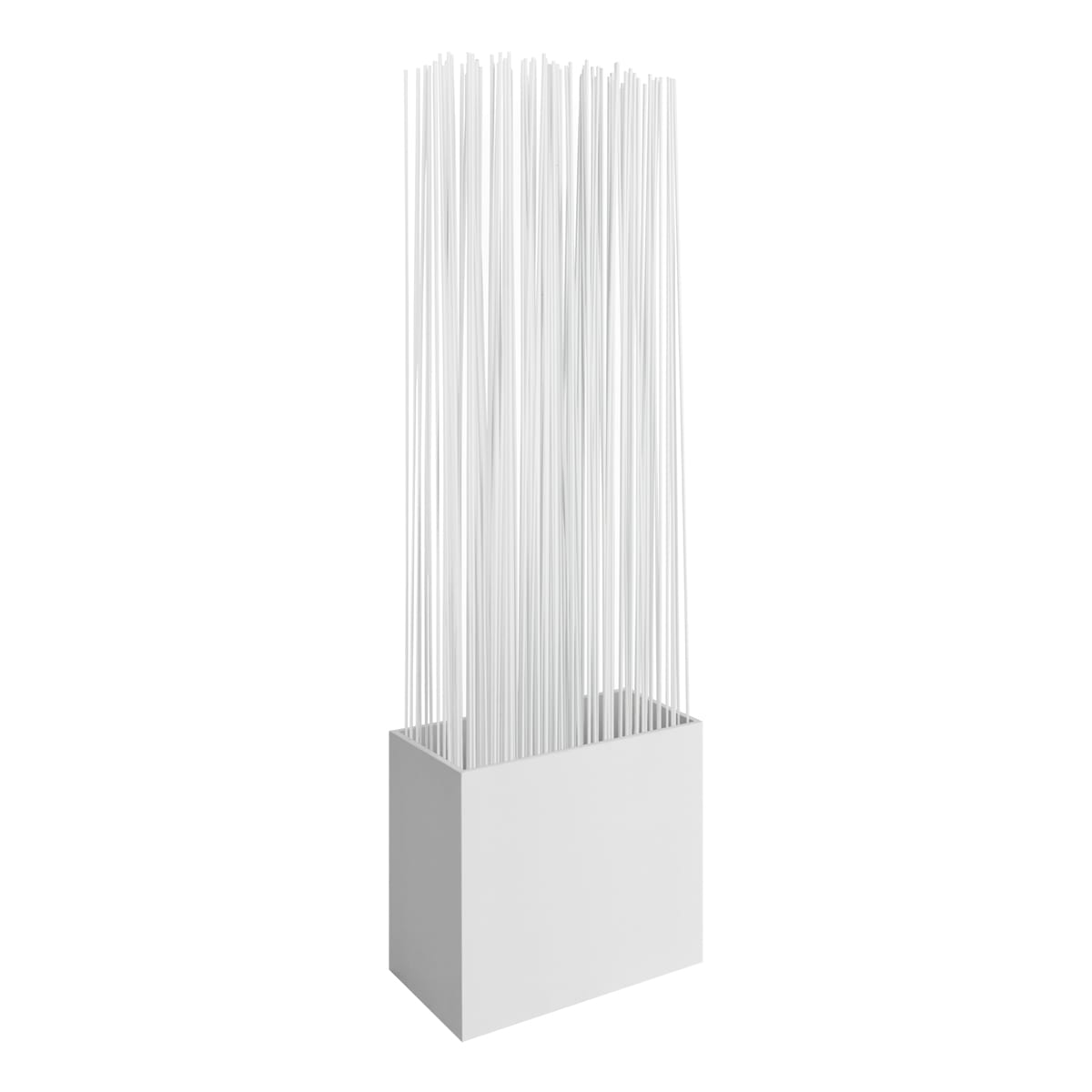 Room divider, sticks in a box